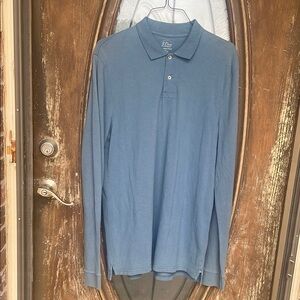 J.Crew Classic Long Sleeve Polo! Large Tall